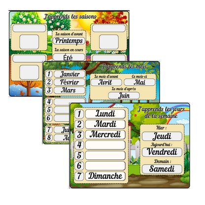 🏵️"Jour, mois, saison : à moi le temps"🌻 Ninimagine