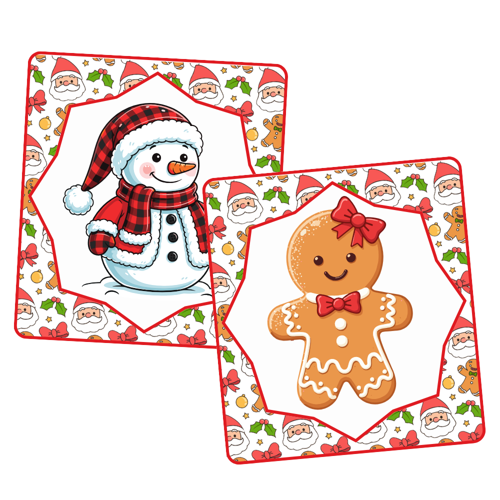 🎄Cartes d’Images Contrastées et Colorées pour Nouveau-nés & Bébés❄️ Ninimagine