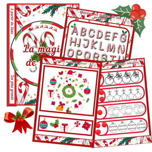 🎄Livret "La magie de NOEL" 36 mois et plus Ninimagine