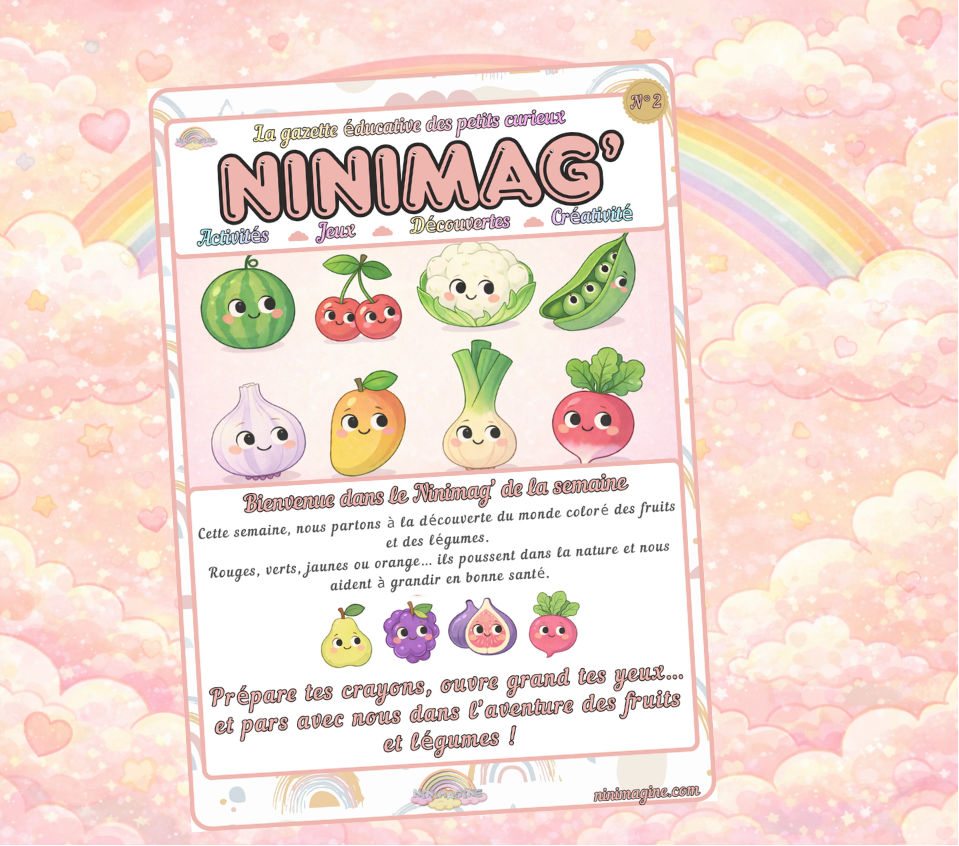Numéro 2 Les fruits et légumes Ninimagine