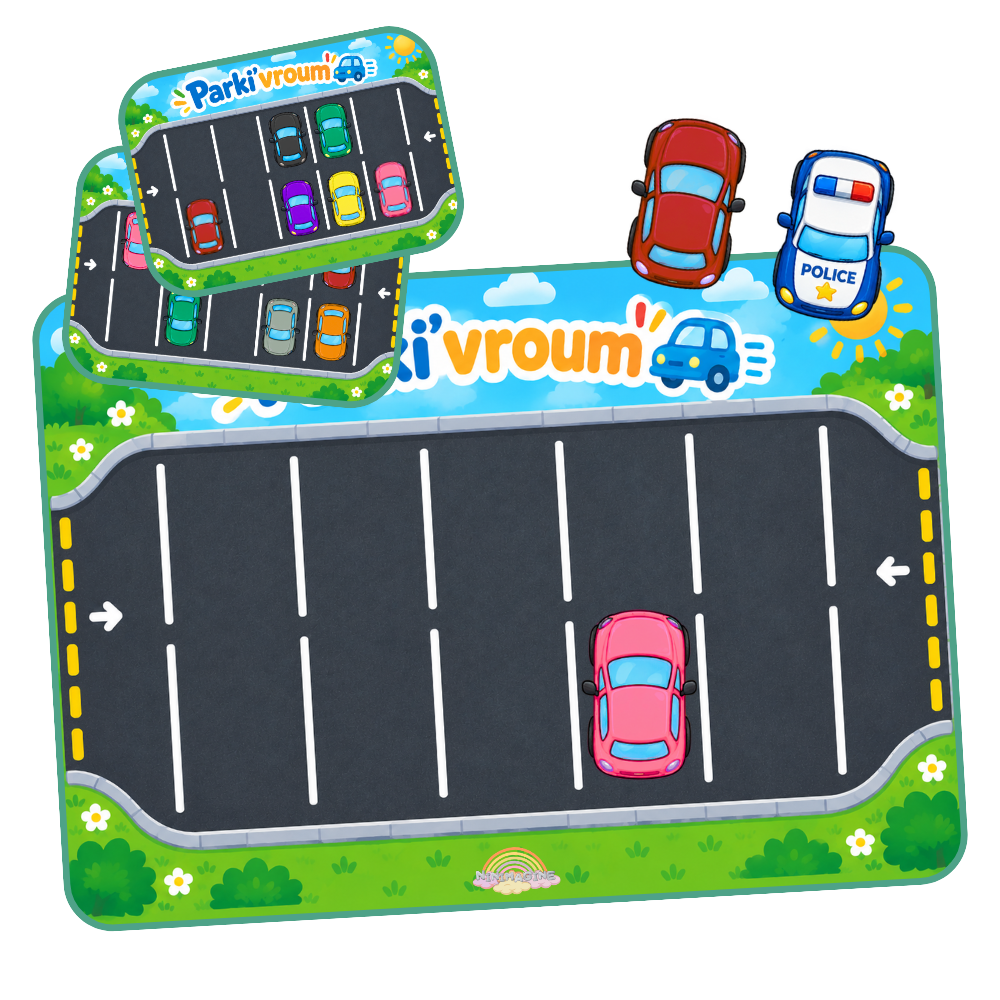 Parki’Vroum – Jeu de parking éducatif pour enfant dès 3 ans Ninimagine