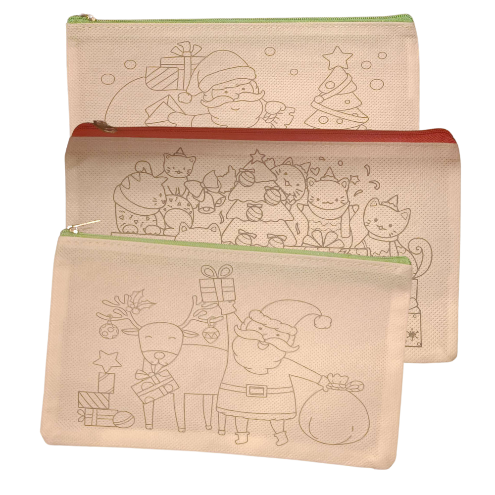 🎁 Pochette Avec Dessins Noël🎄 .