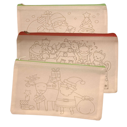 🎁 Pochette Avec Dessins Noël🎄 .