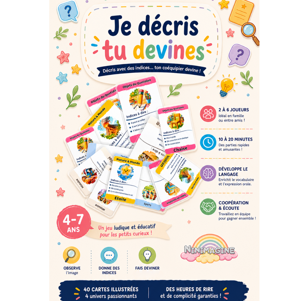 Je décris, tu devines ! Ninimagine