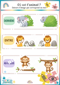 Où est l’animal ? – Derrière, entre et au-dessus Ninimagine